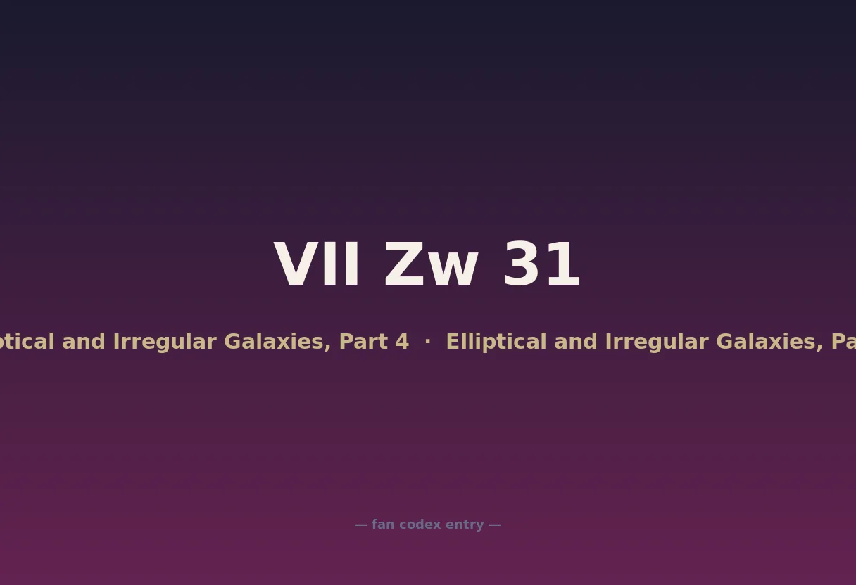 VII Zw 31