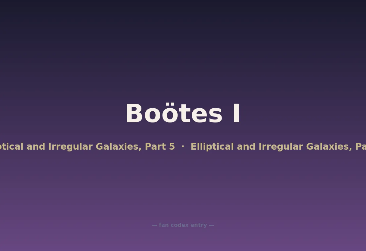 Boötes I