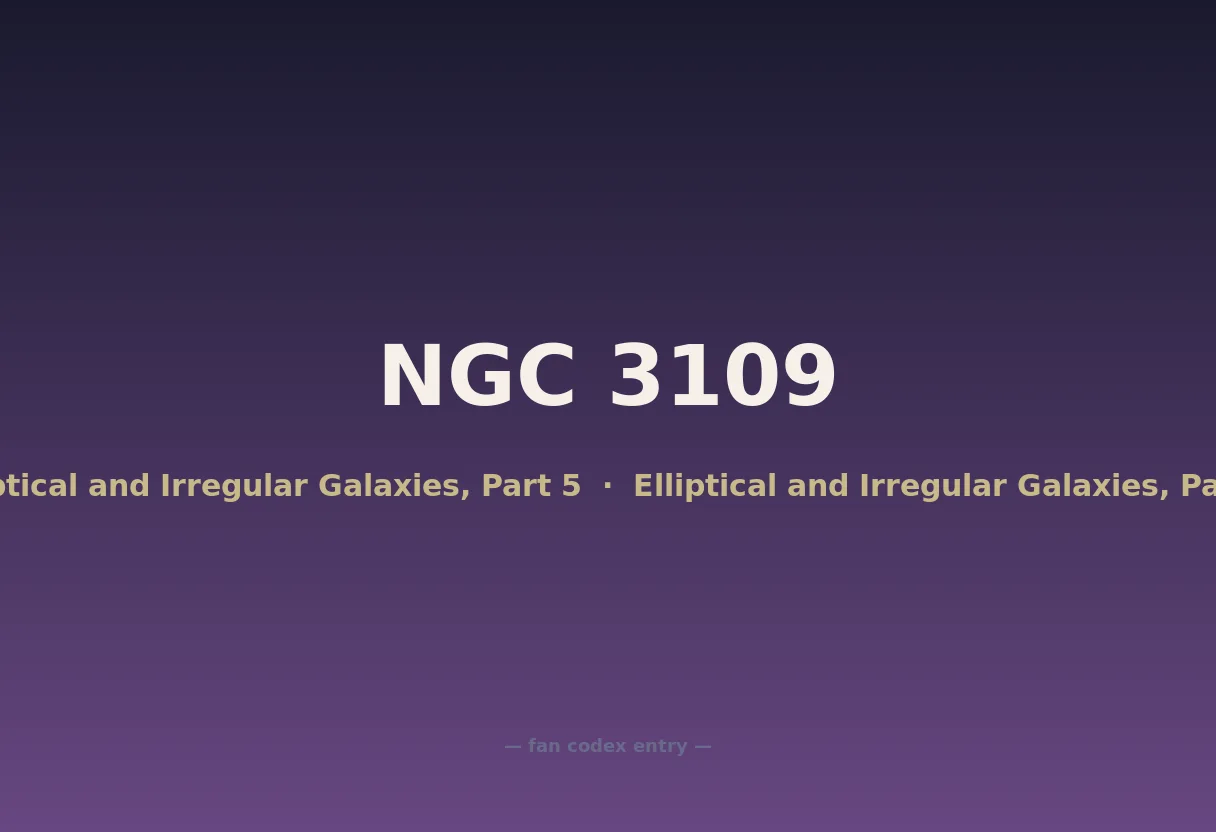 NGC 3109