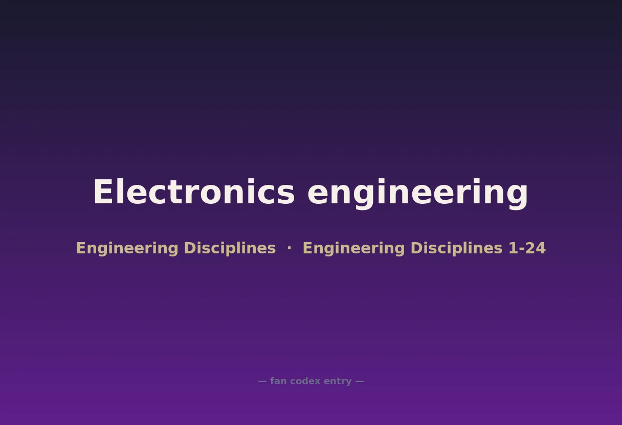 Electronics engineering