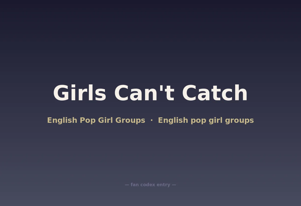 Girls Can't Catch