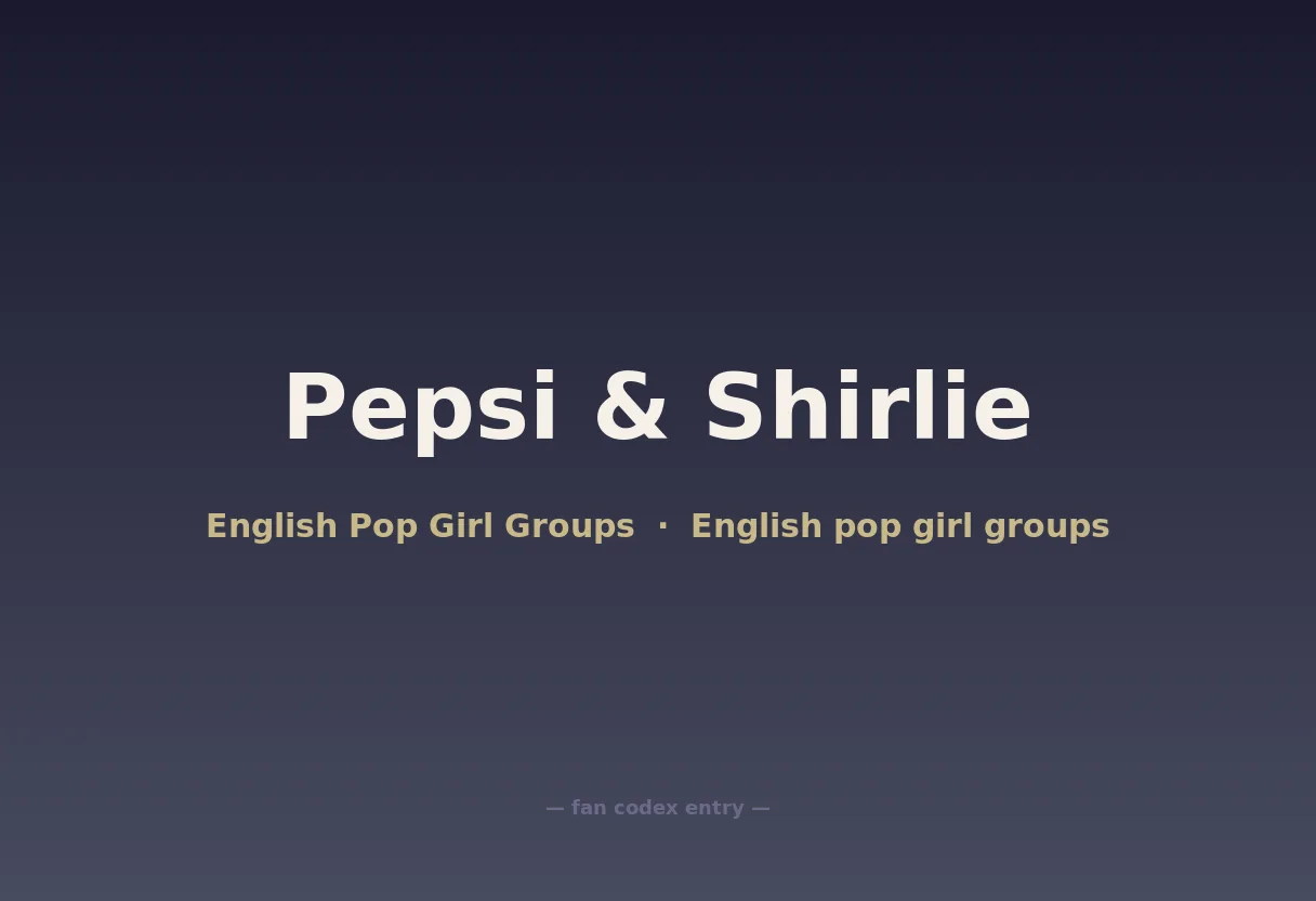 Pepsi & Shirlie