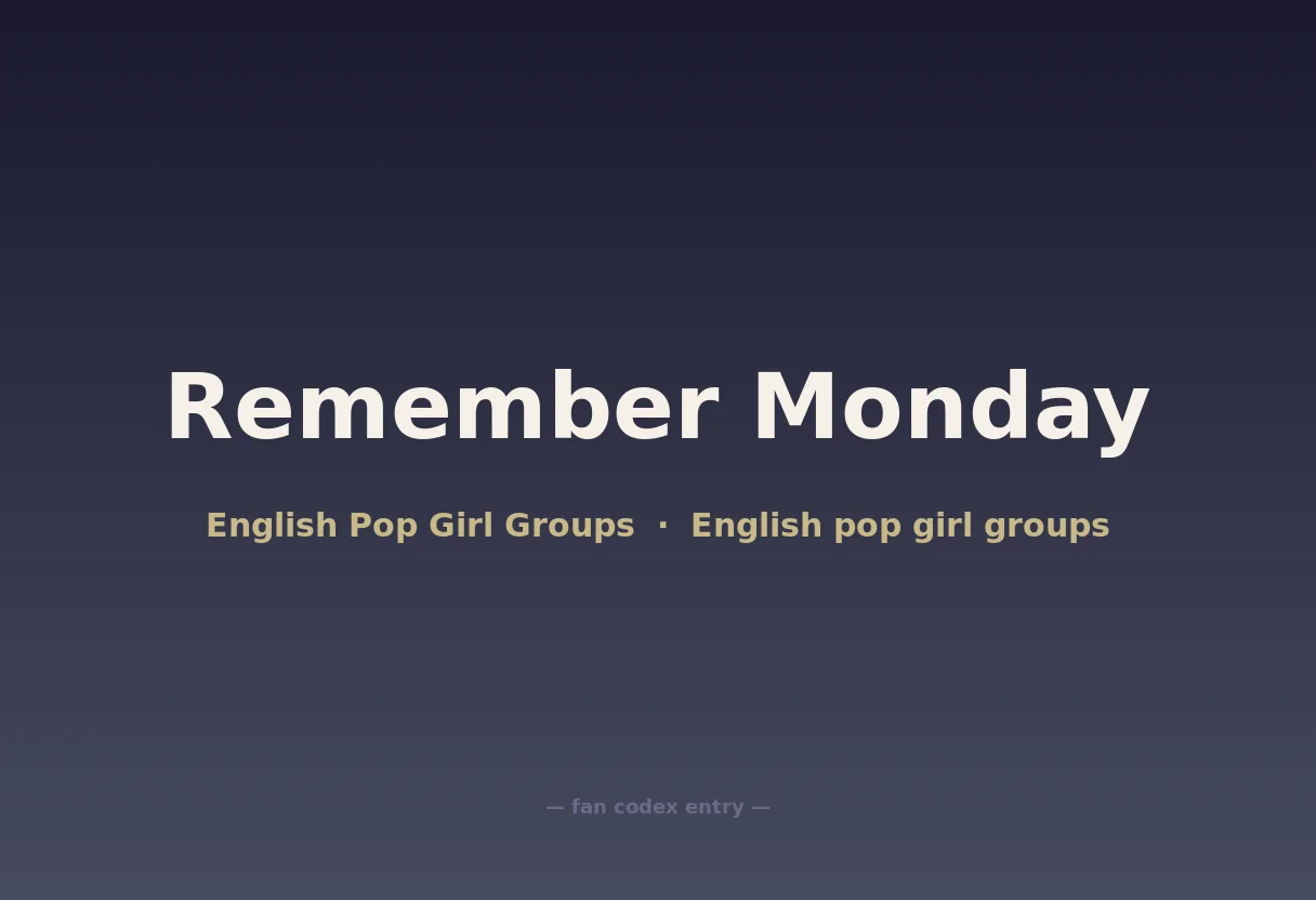 Remember Monday
