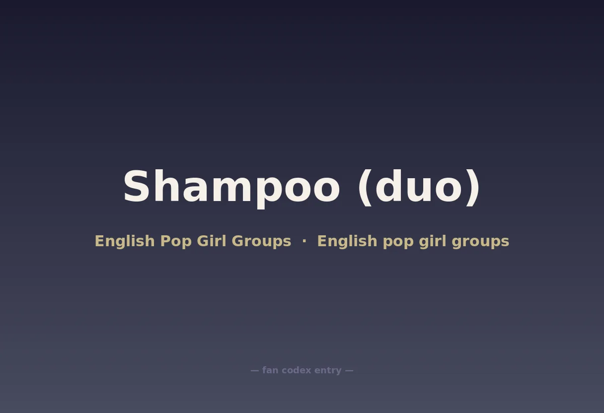 Shampoo (duo)