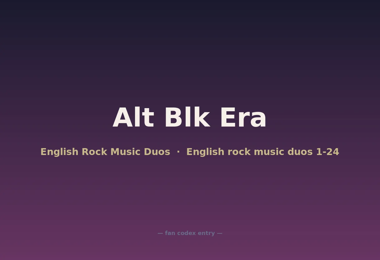 Alt Blk Era