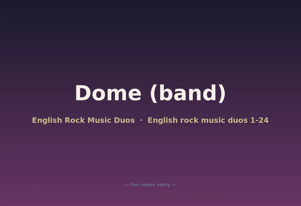 Dome (band)