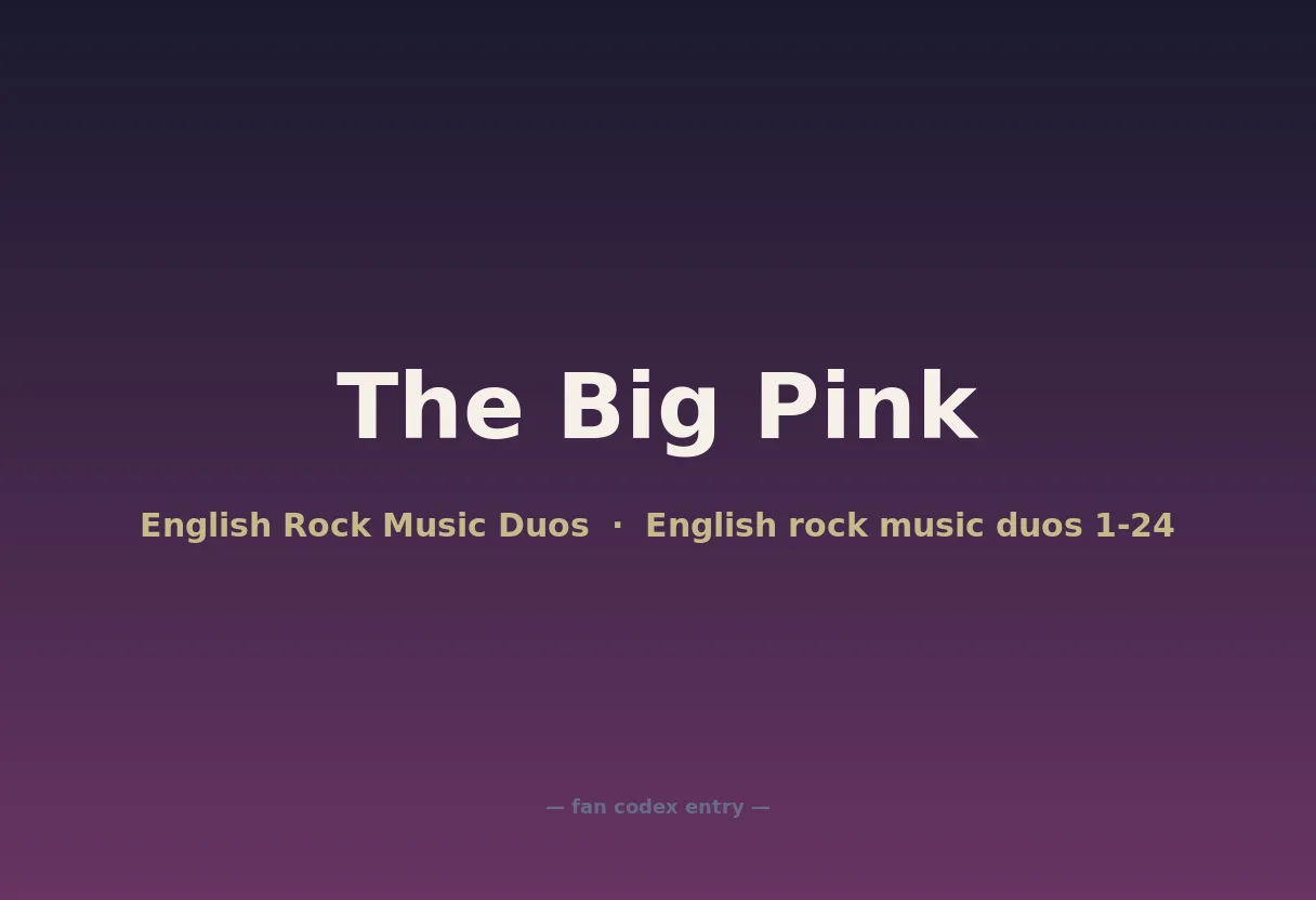 The Big Pink