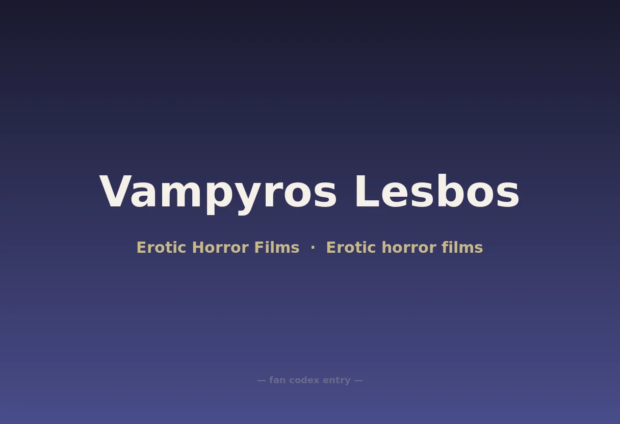 Vampyros Lesbos