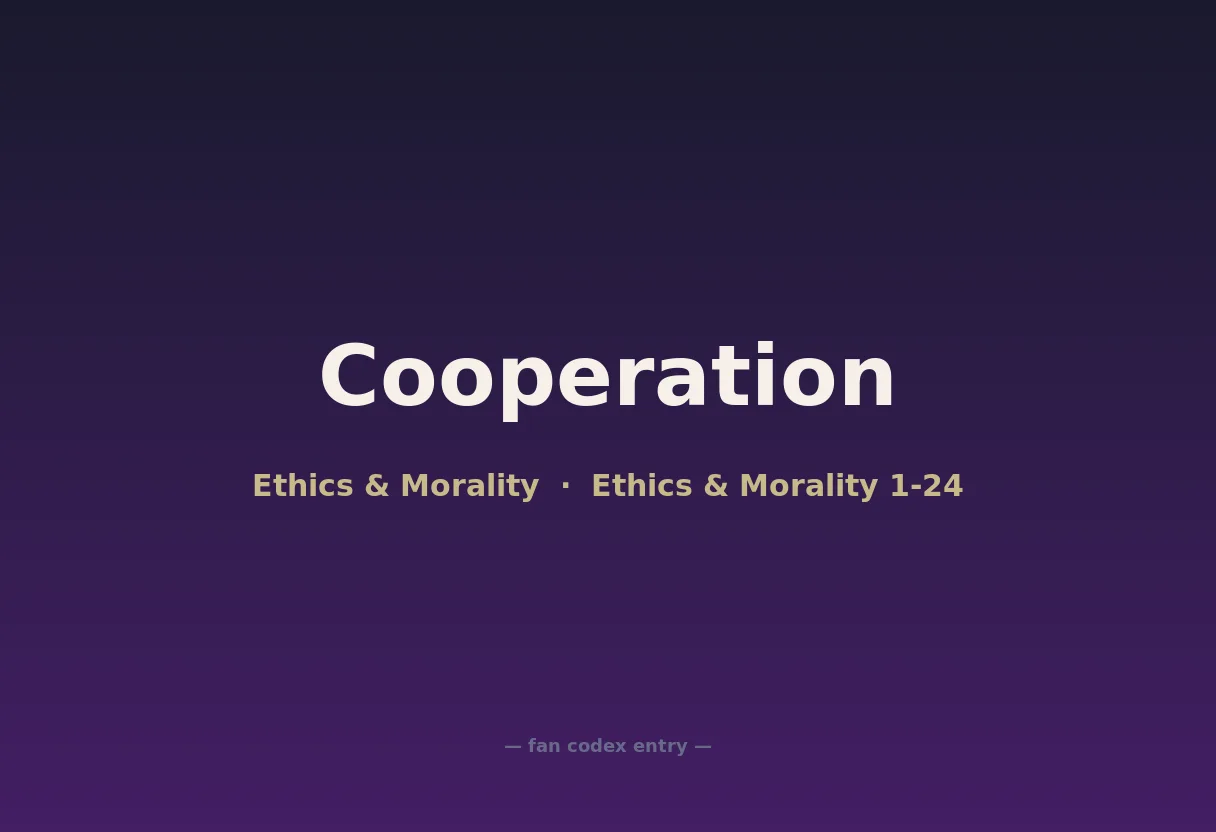 Cooperation