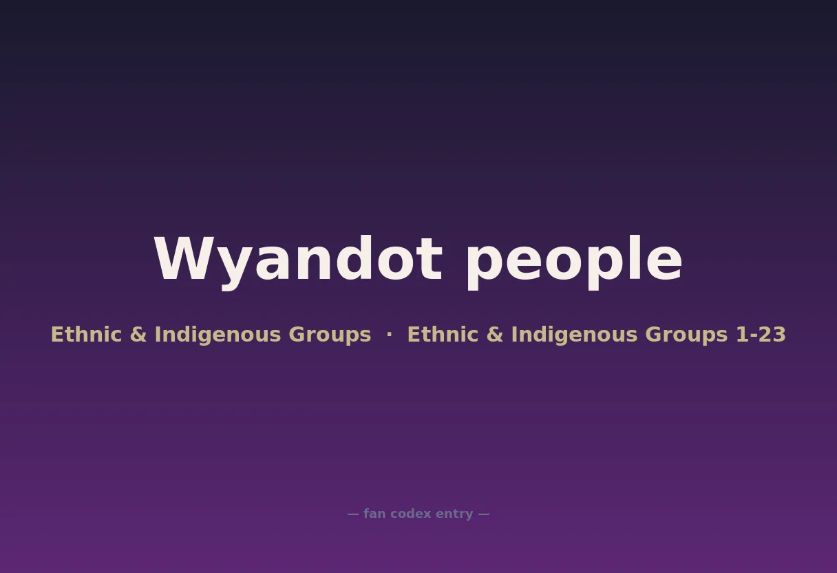 Wyandot people