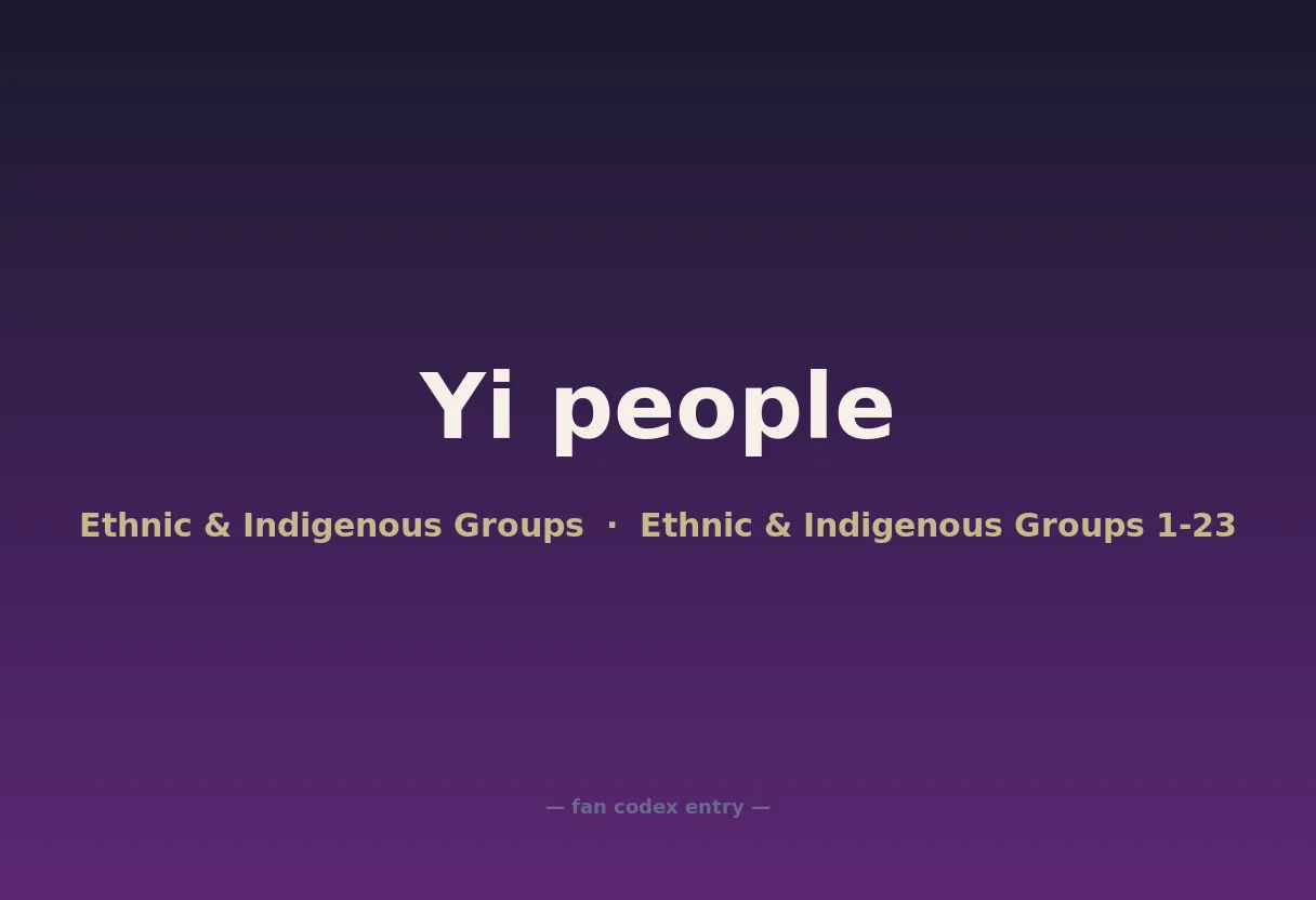 Yi people