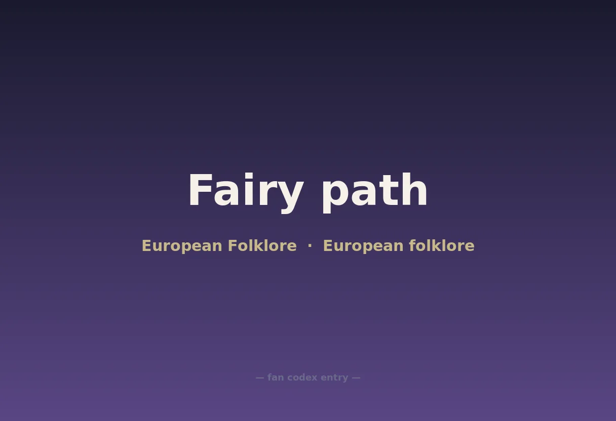 Fairy path