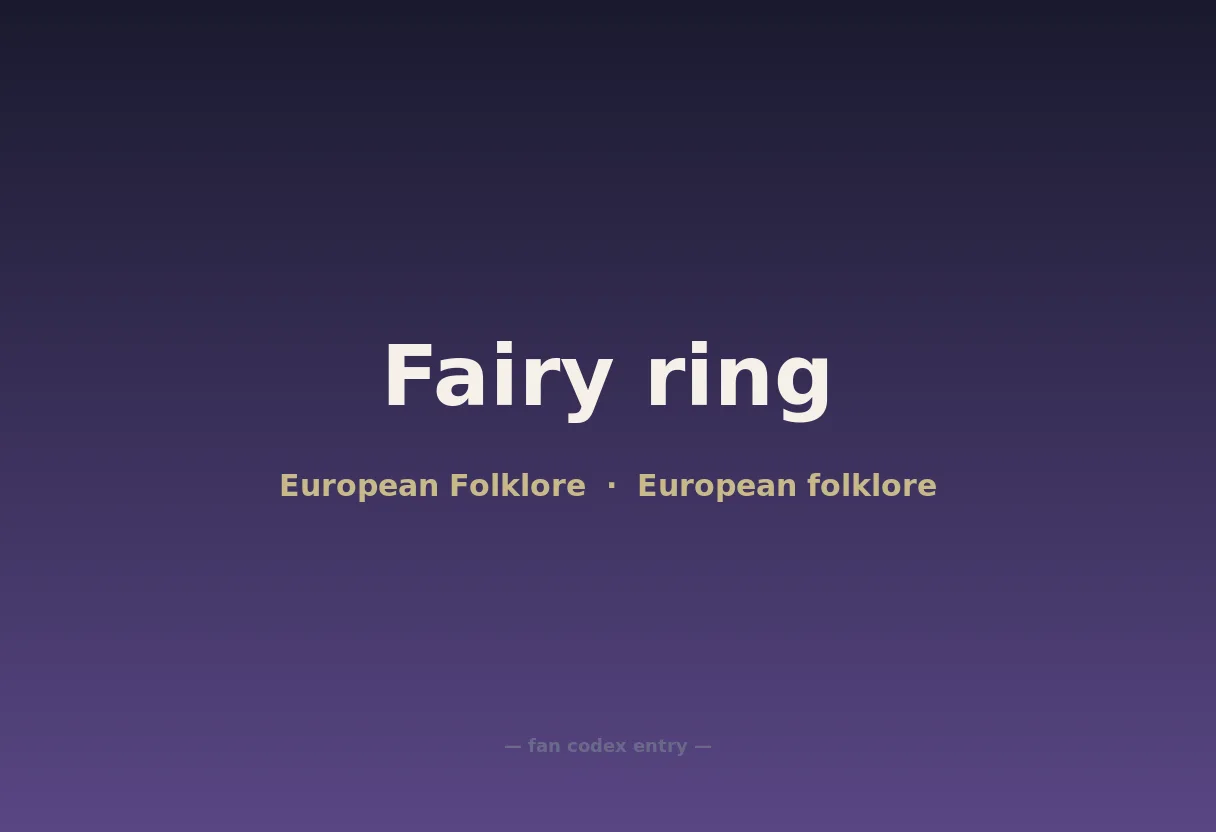 Fairy ring