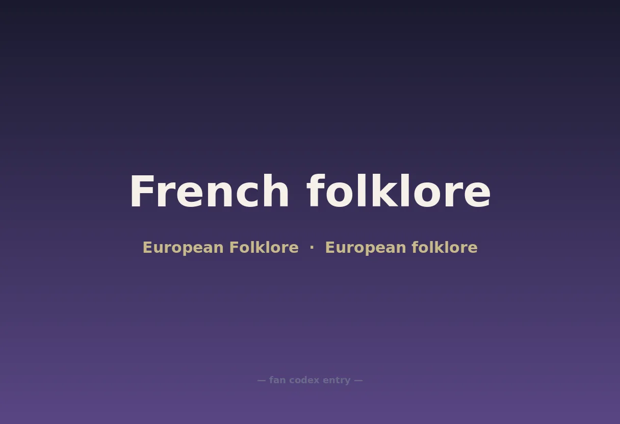 French folklore