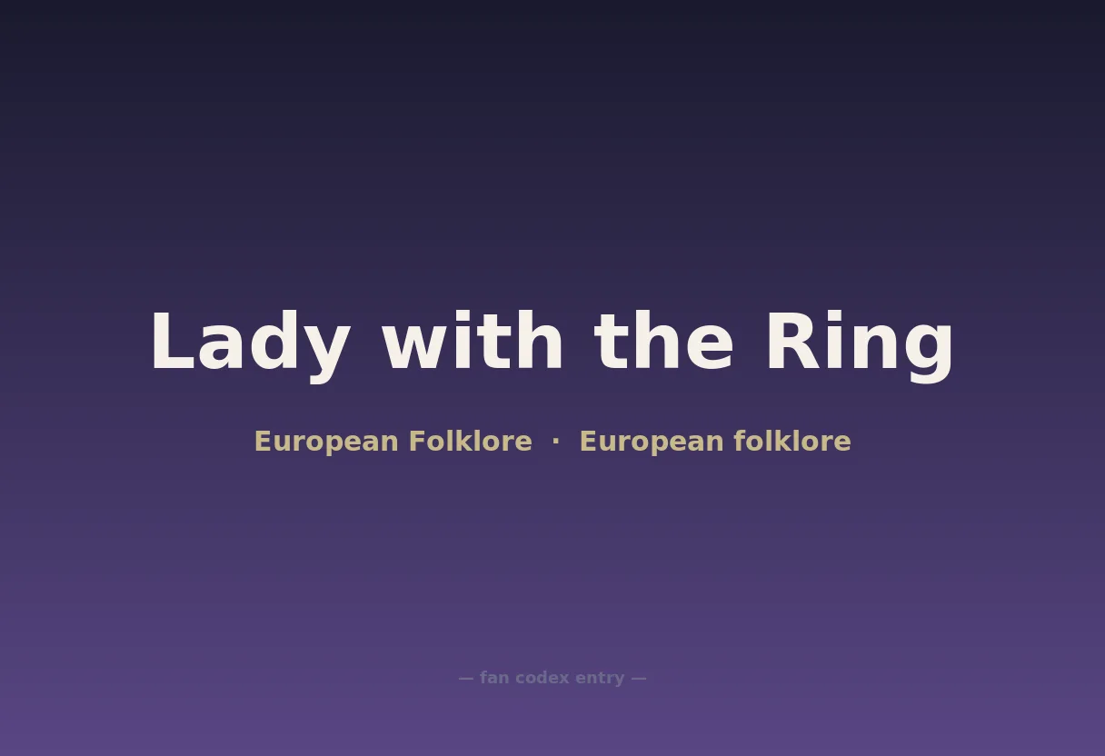 Lady with the Ring