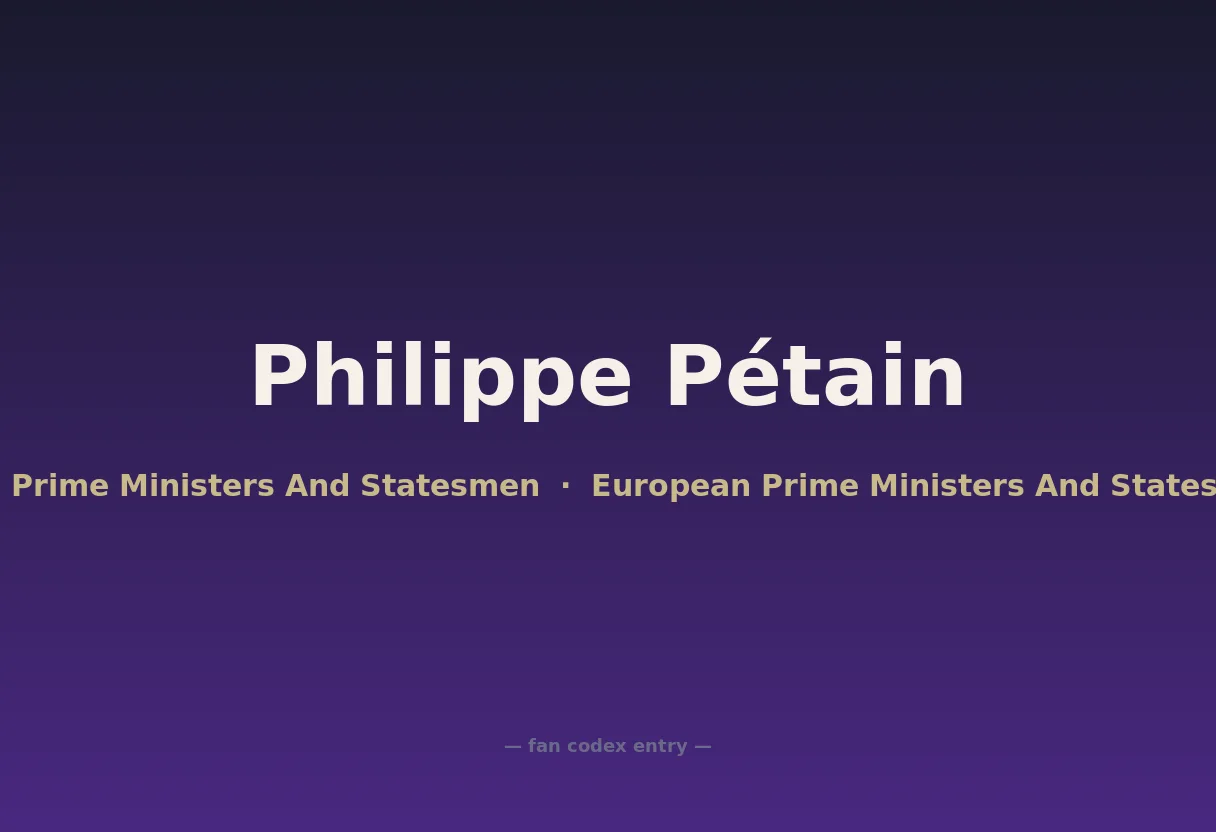 Philippe Pétain