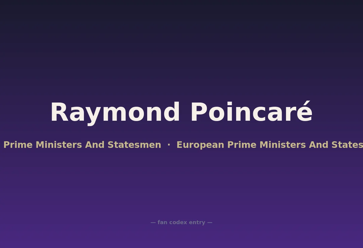Raymond Poincaré