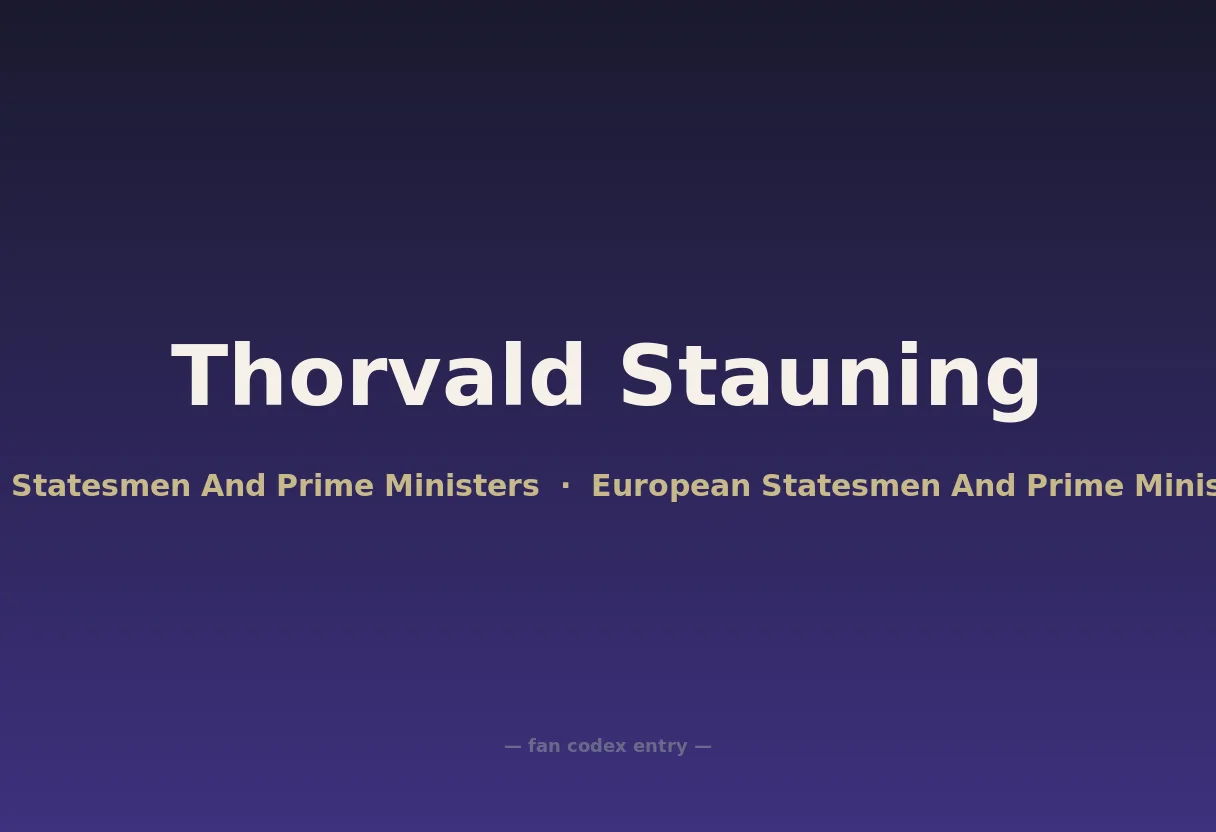 Thorvald Stauning