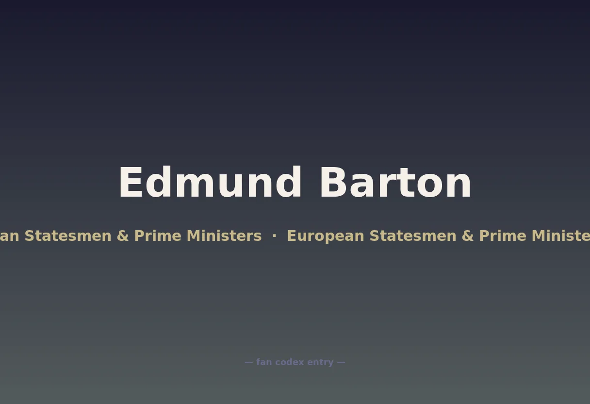 Edmund Barton