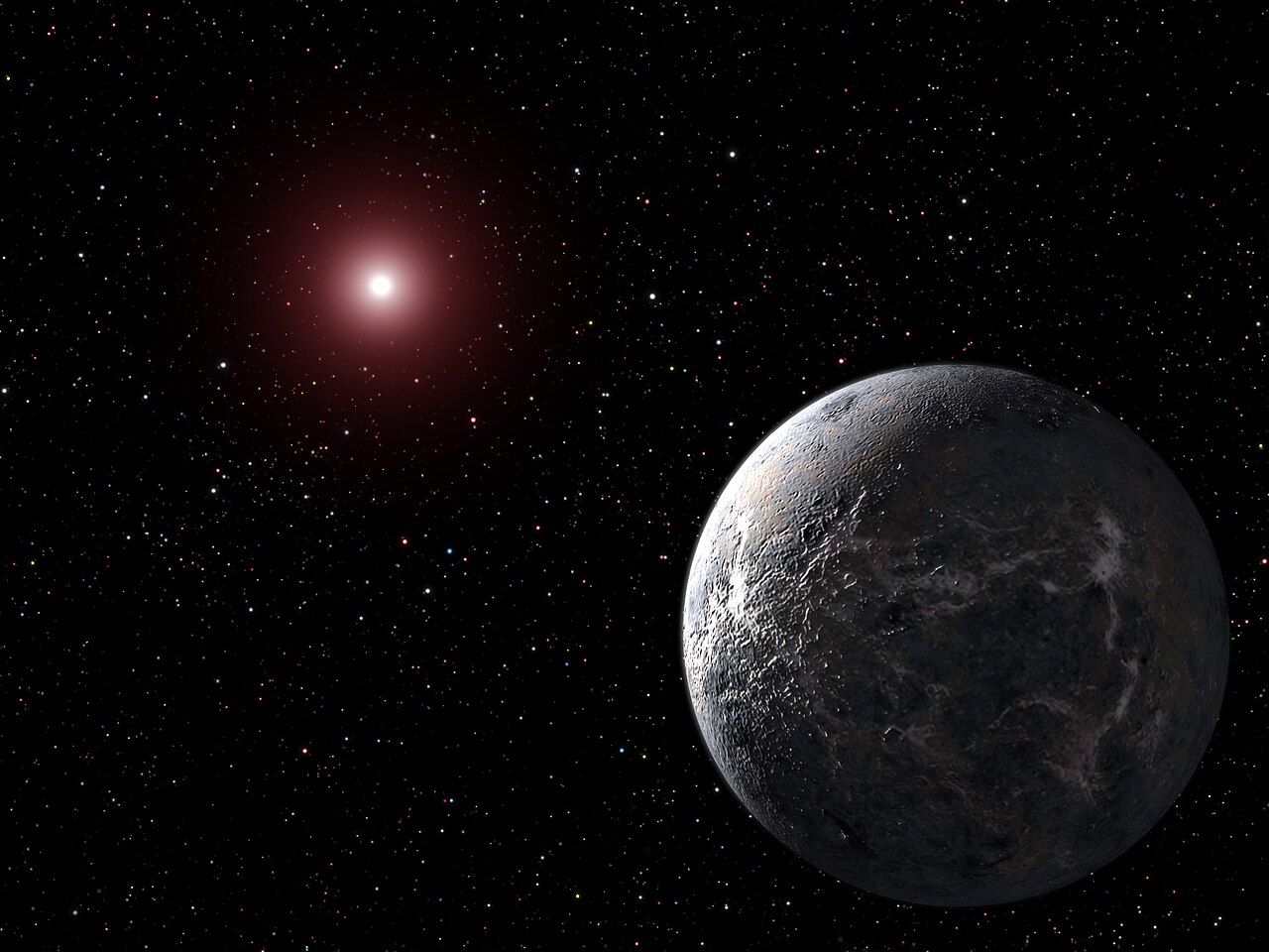 Artist's Concept of Exoplanet OGLE-2005-BLG-390L b