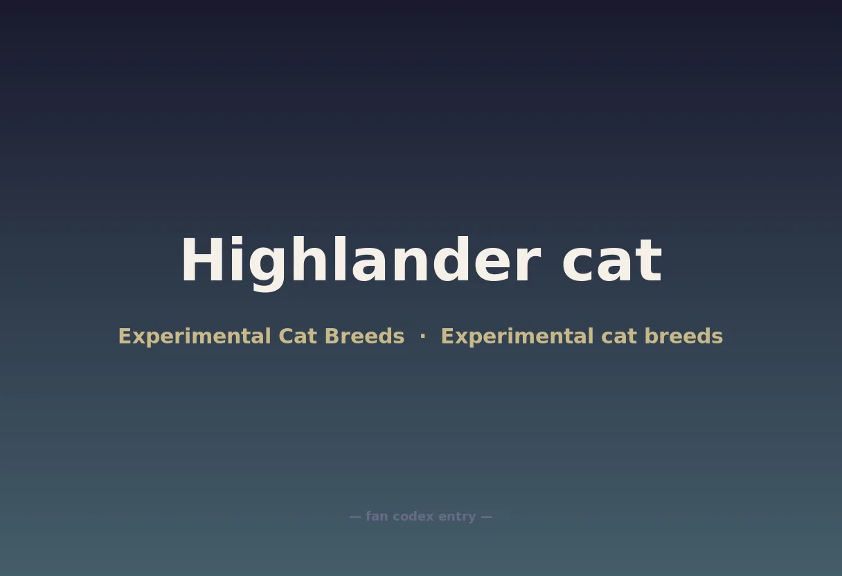 Highlander cat