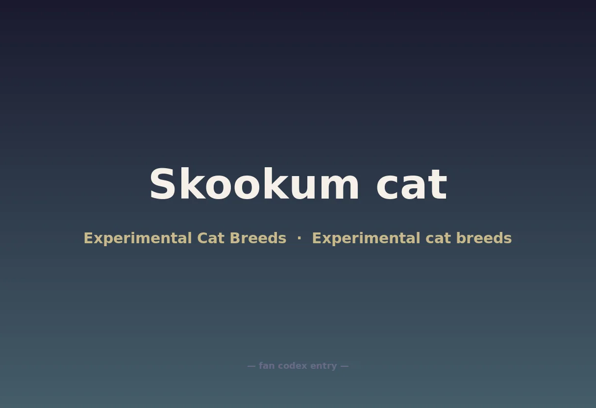 Skookum cat