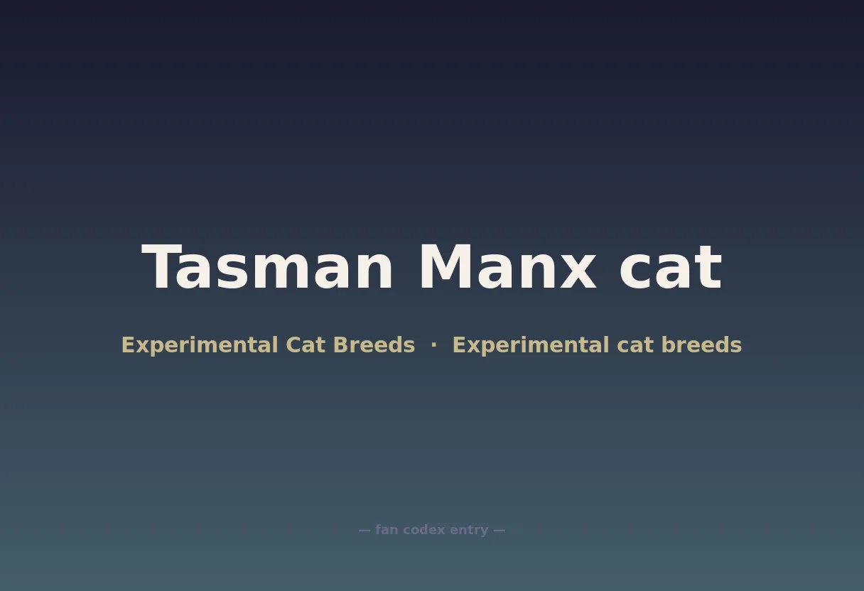 Tasman Manx cat