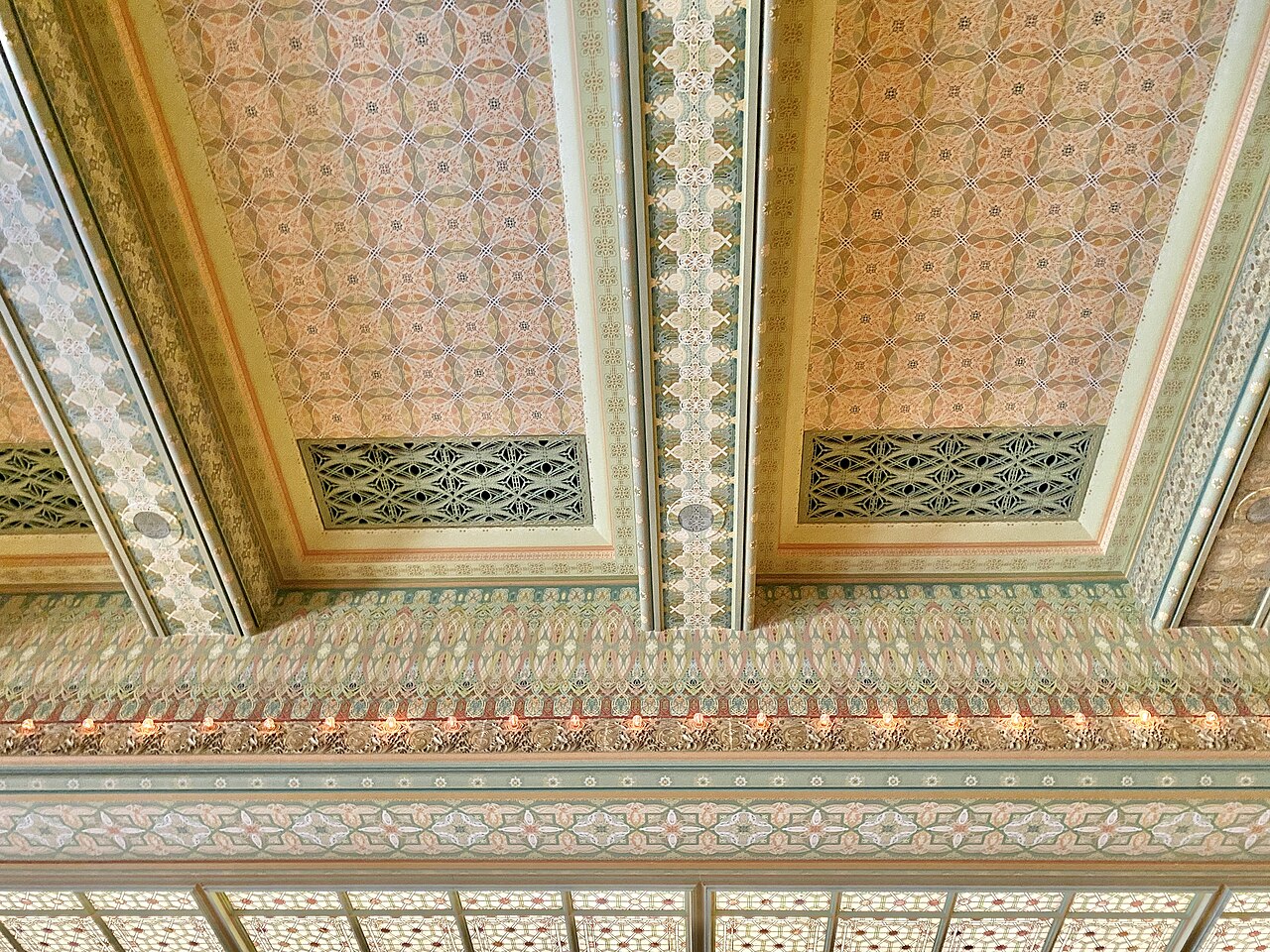 Chicago Stock Exchange Trading Room (1894) at the Art Institute of Chicago, photographed in September 2023