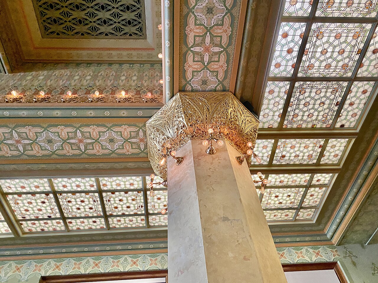 Chicago Stock Exchange Trading Room (1894) at the Art Institute of Chicago, photographed in September 2023