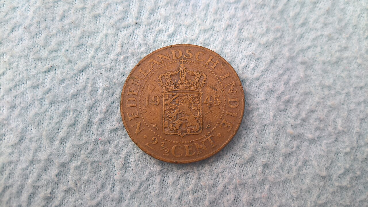 1½ cents of the Netherlands East-Indies (Philadelphia Mint)