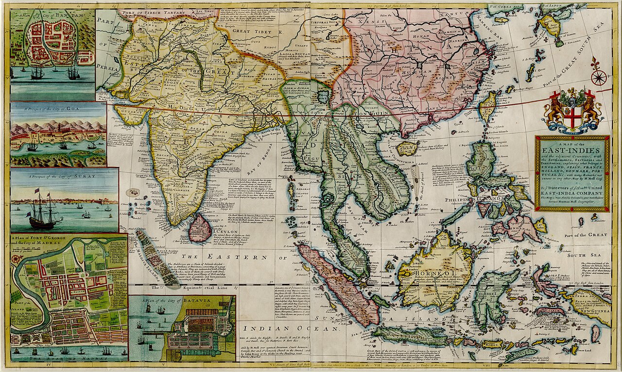 B26055943A - A map of the East-Indies and the adjacent countries