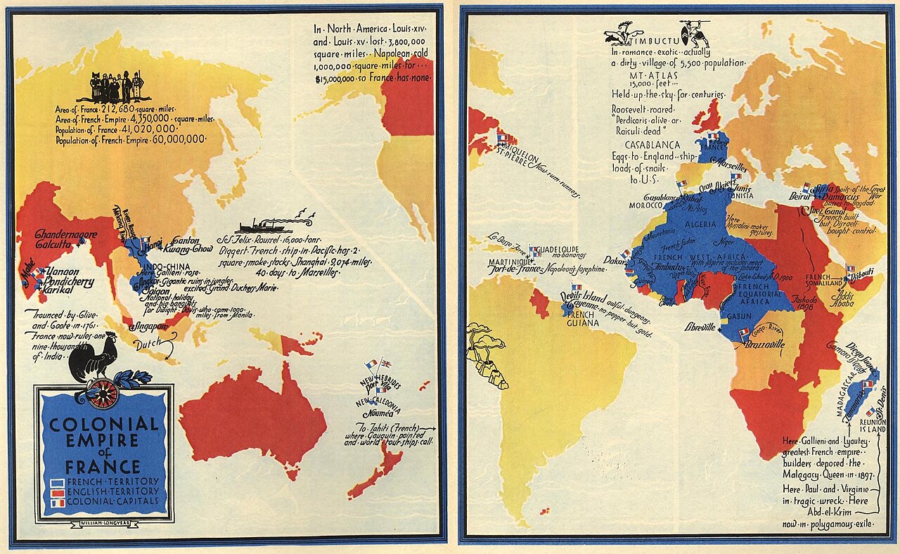 Colonial empire of France, 1931