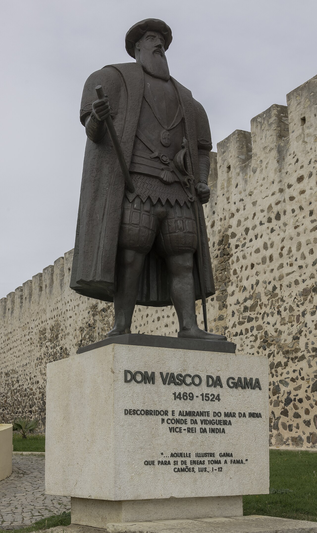 Estatua de Vasco de Gama, Sines, Portugal, 2021-09-12, DD