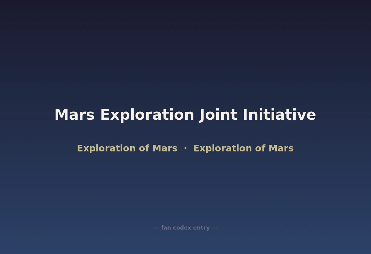 Mars Exploration Joint Initiative