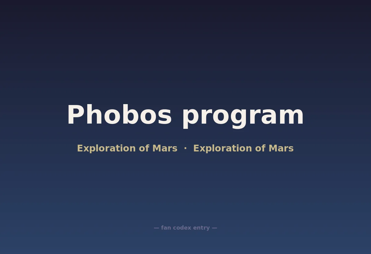 Phobos program