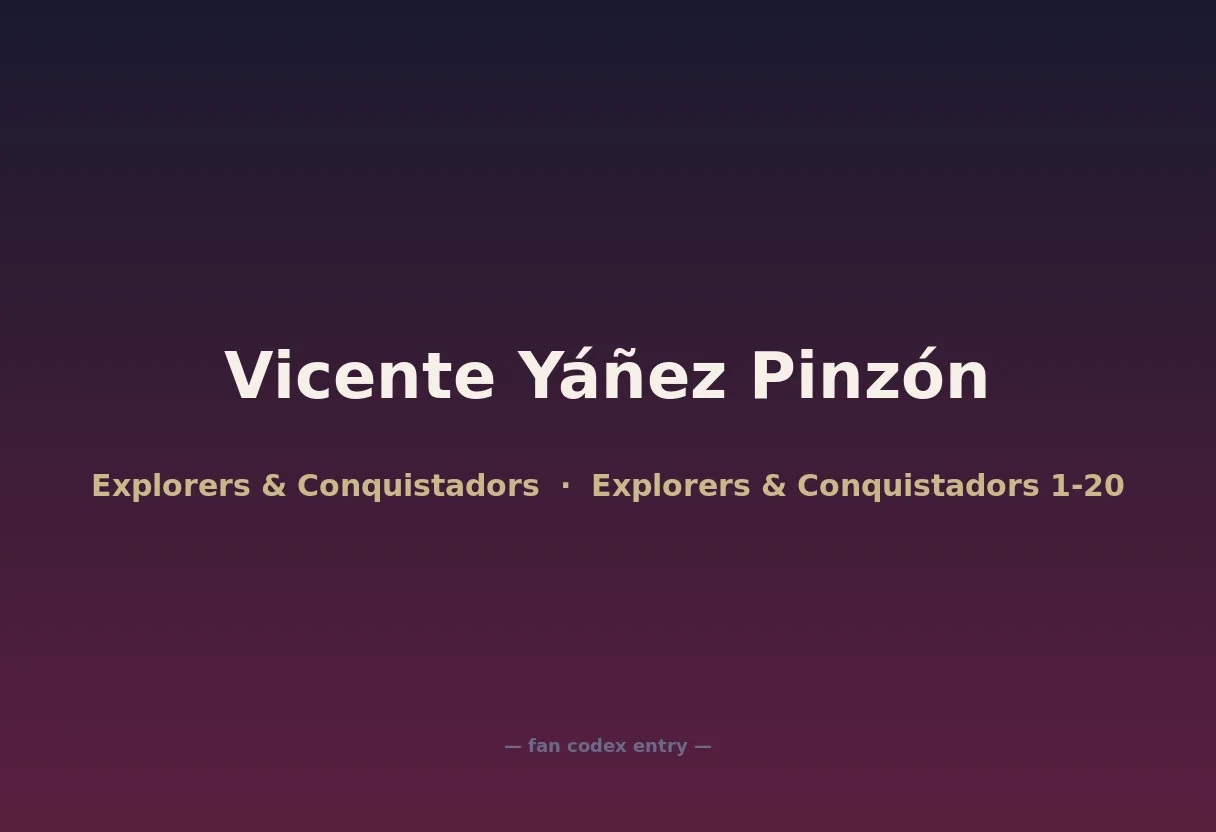 Vicente Yáñez Pinzón