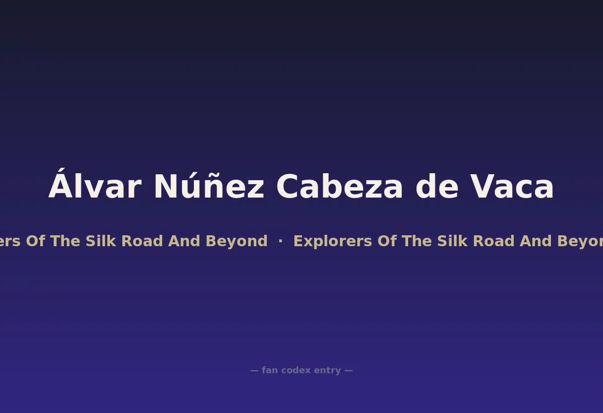 Álvar Núñez Cabeza de Vaca