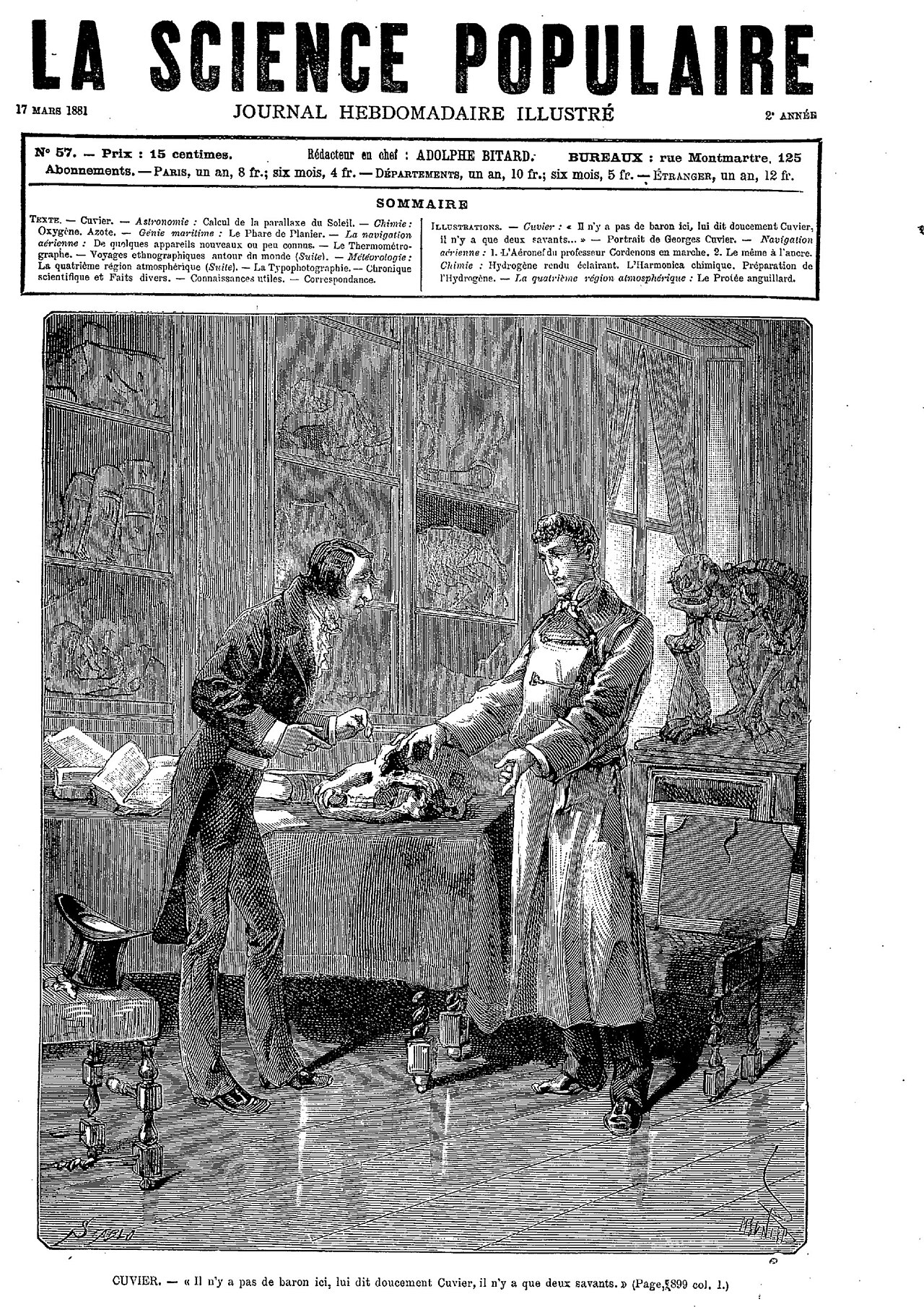 Cuvier, La Science populaire journal, 17-03-1881, bpt6k6125495d