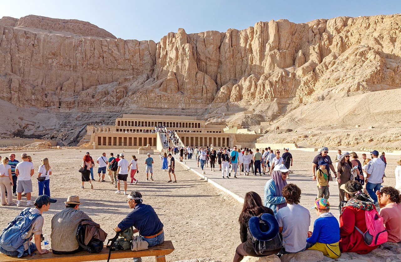 "Millionenjahrhaus" - Totentempel der Hatshepsut.