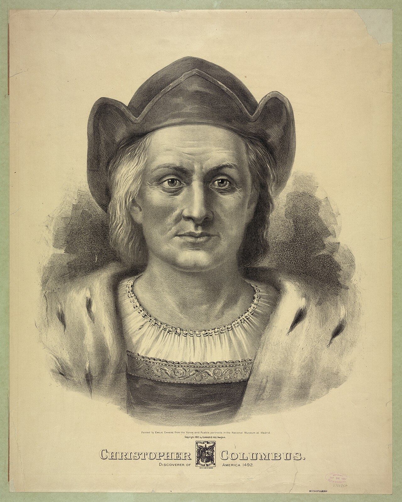 Christopher Columbus- Discoverer of America 1492 LCCN90715954