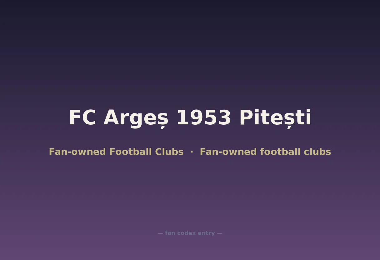 FC Argeș 1953 Pitești