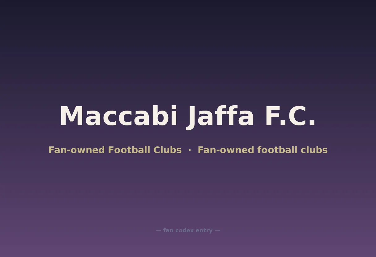 Maccabi Jaffa F.C.