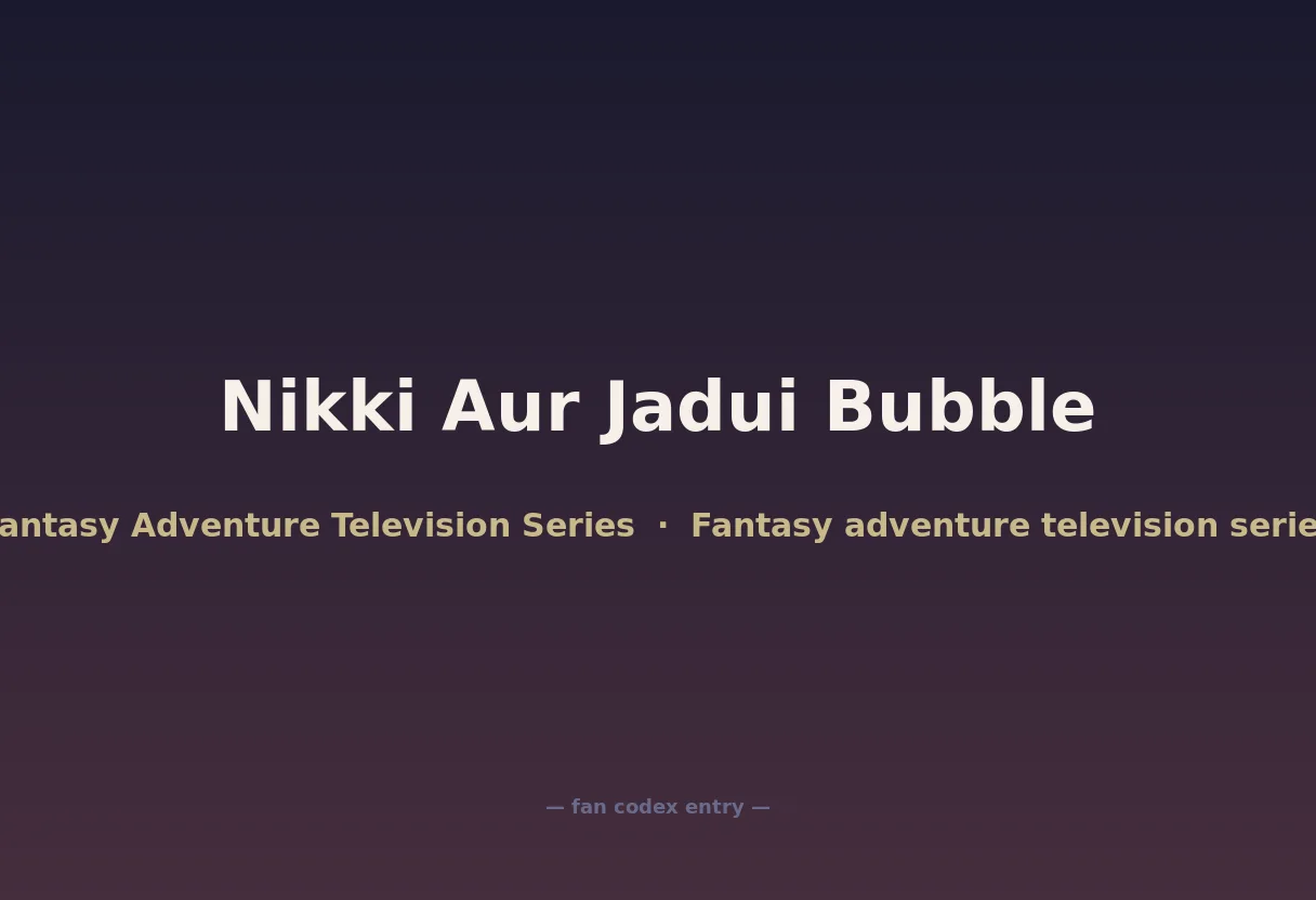 Nikki Aur Jadui Bubble