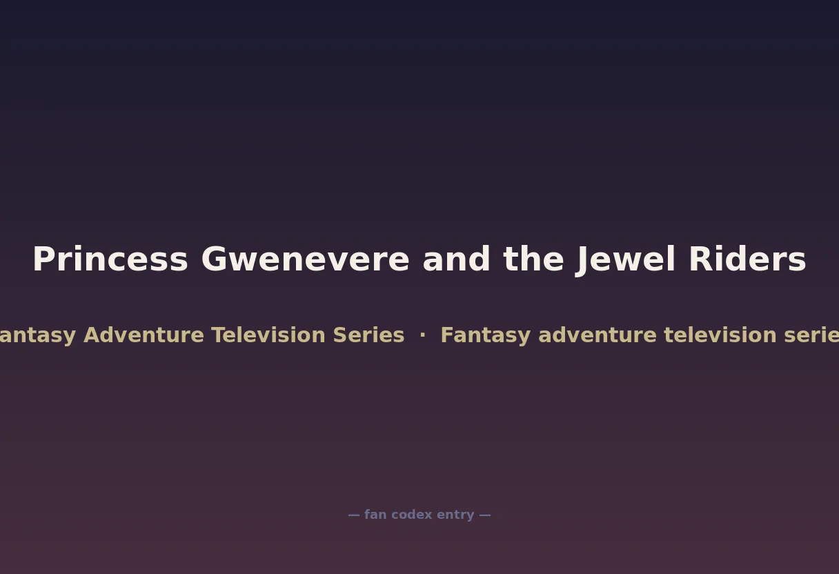Princess Gwenevere and the Jewel Riders