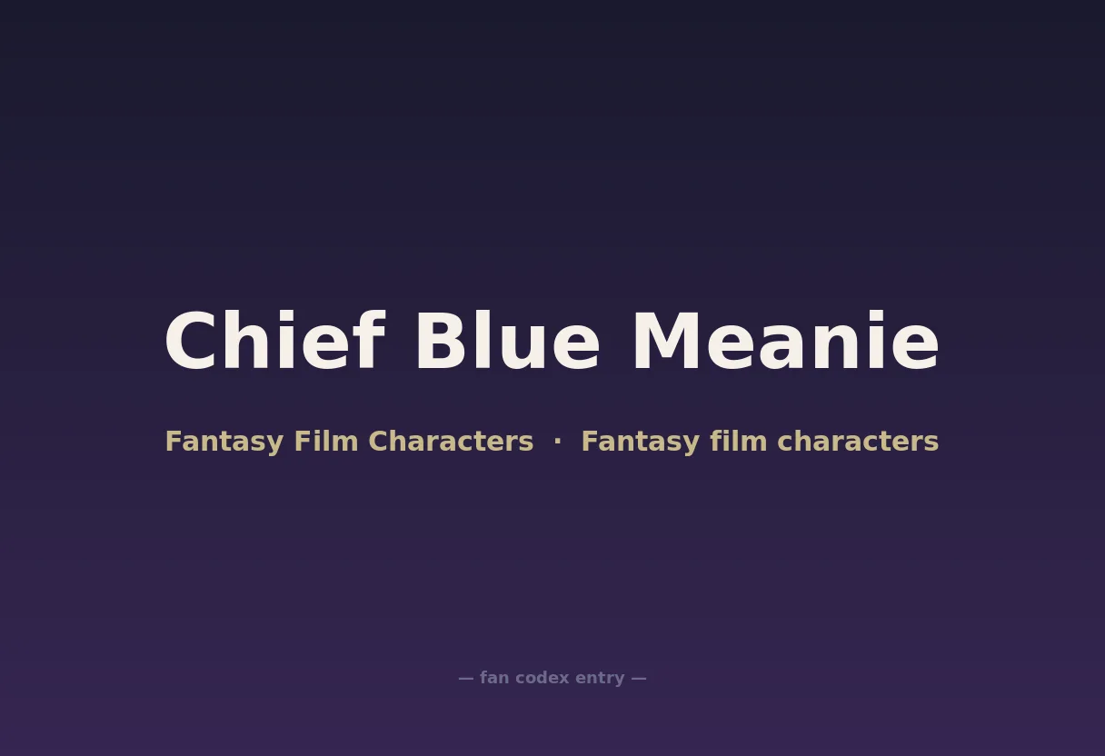 Chief Blue Meanie