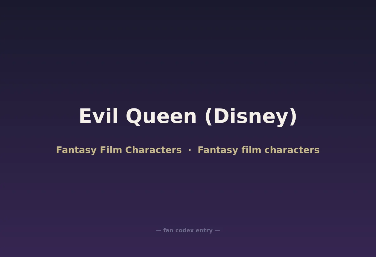 Evil Queen (Disney)