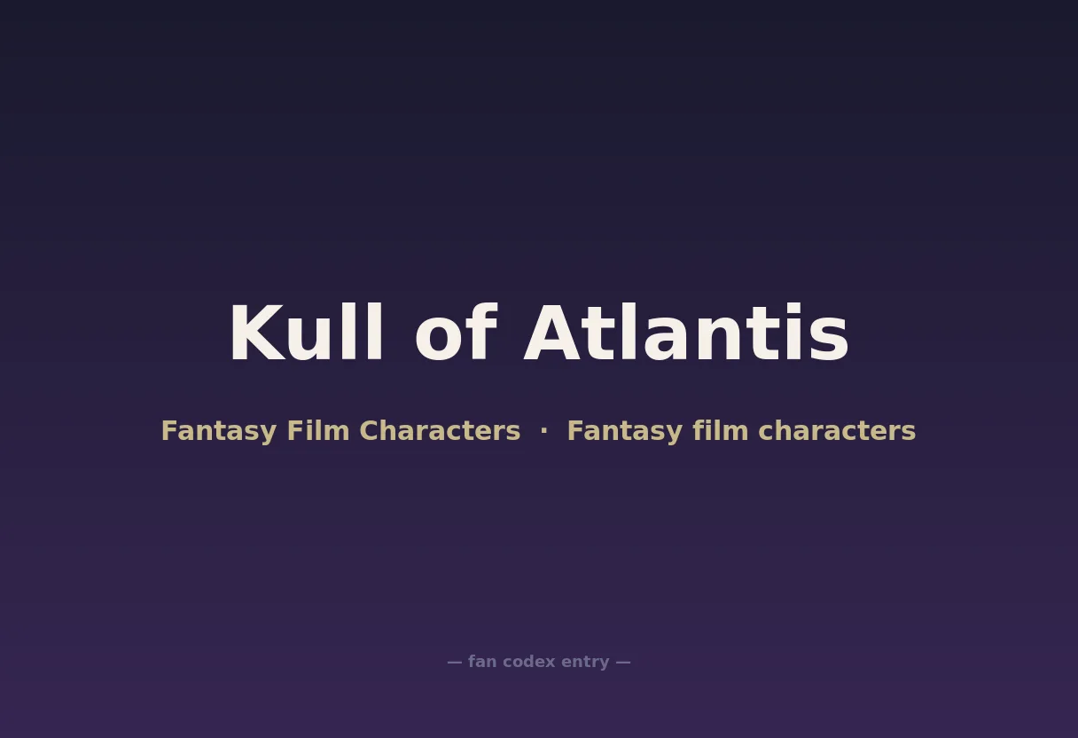 Kull of Atlantis