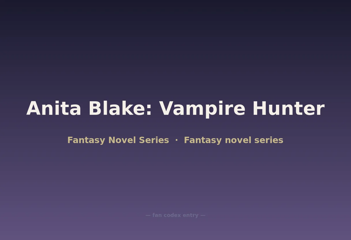 Anita Blake: Vampire Hunter