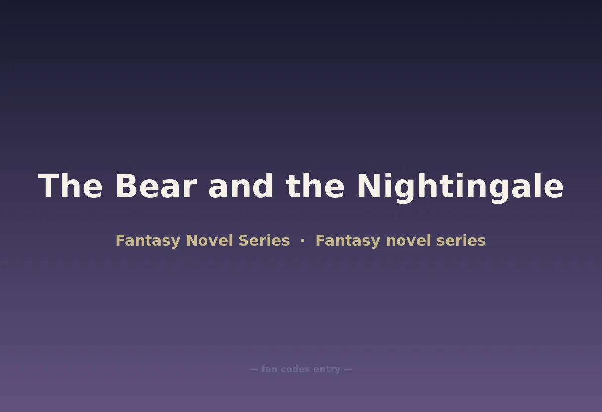 The Bear and the Nightingale
