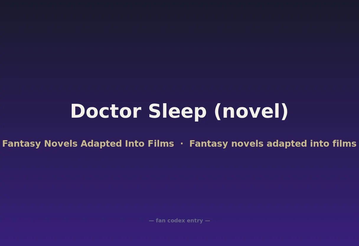 Doctor Sleep (novel)
